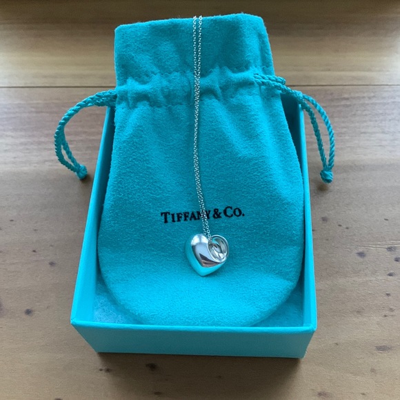 Tiffany & Co. Jewelry - Tiffany & Co. sterling silver heart necklace. 16”